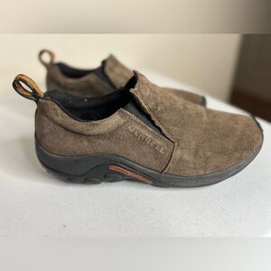 Merrell Jungle Moc Gunsmoke Slip On Suede Leather Shoes J60787 Men’s 9.5